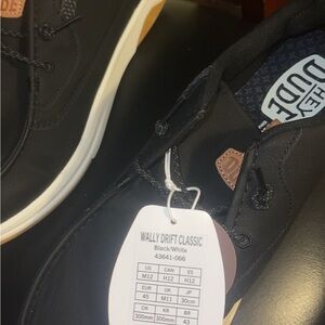 Hey Dude Men's Wally Drift Classic Black